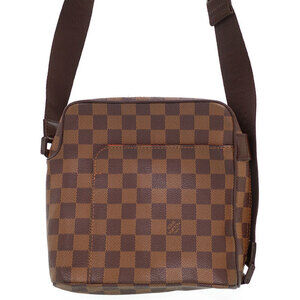 Louis Vuitton Damier Ebene Brown Olaf Shoulder Bag